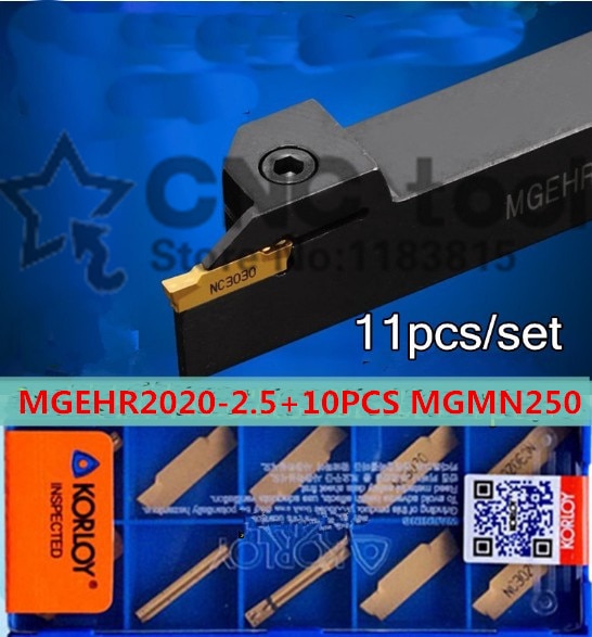 MGEHR2020-2.5 1pcs + 10pcs MGMN250-G = 11 / CNC   NC3020/NC3030  ö ۷ 